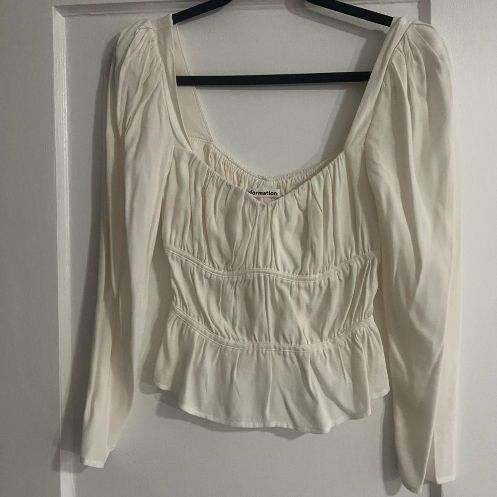 Reformation Square Neck Top
